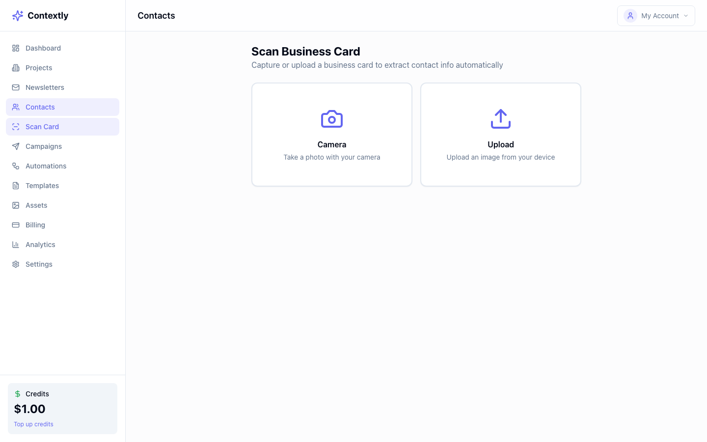 Business Card Scanner